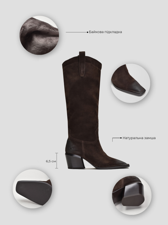 Сапоги-казаки Vitto Rossi VS000092567 6 Сапоги-казаки Vitto Rossi VS000092567 ціна