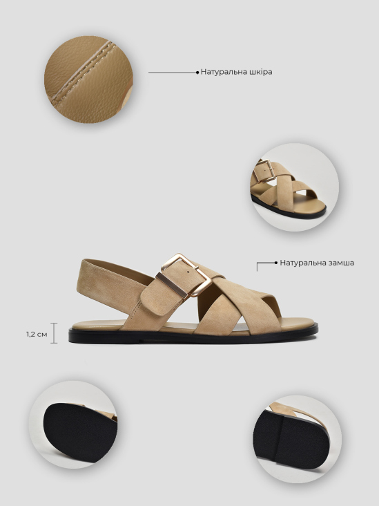 Босоножки низкий ход Vitto Rossi VS000094071 5 Босоножки низкий ход Vitto Rossi VS000094071 в інтернет-магазині